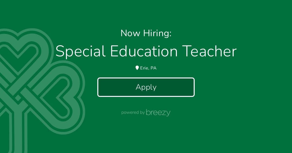 Special Education Teacher At Barber National Institute