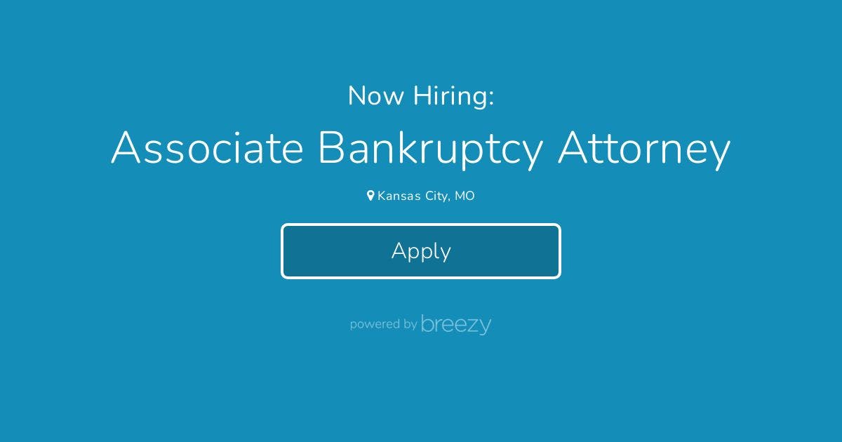 Associate Bankruptcy Attorney At Jaclyn Foster Paralegal Group, LLC