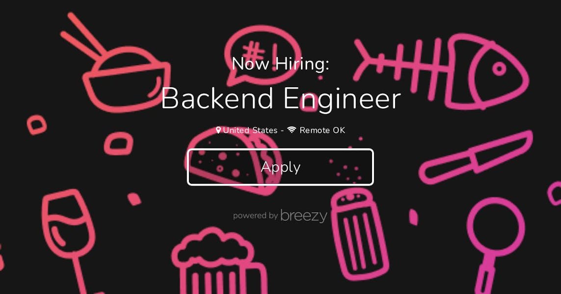 Backend Engineer at Seasoned