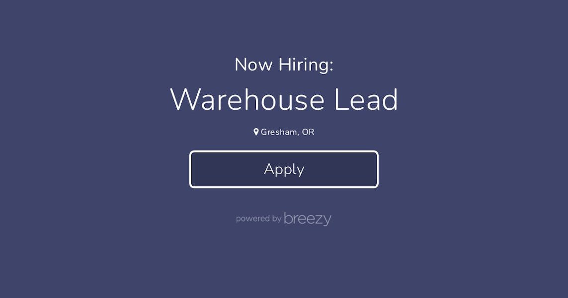 Warehouse Lead at Terzo Enterprises