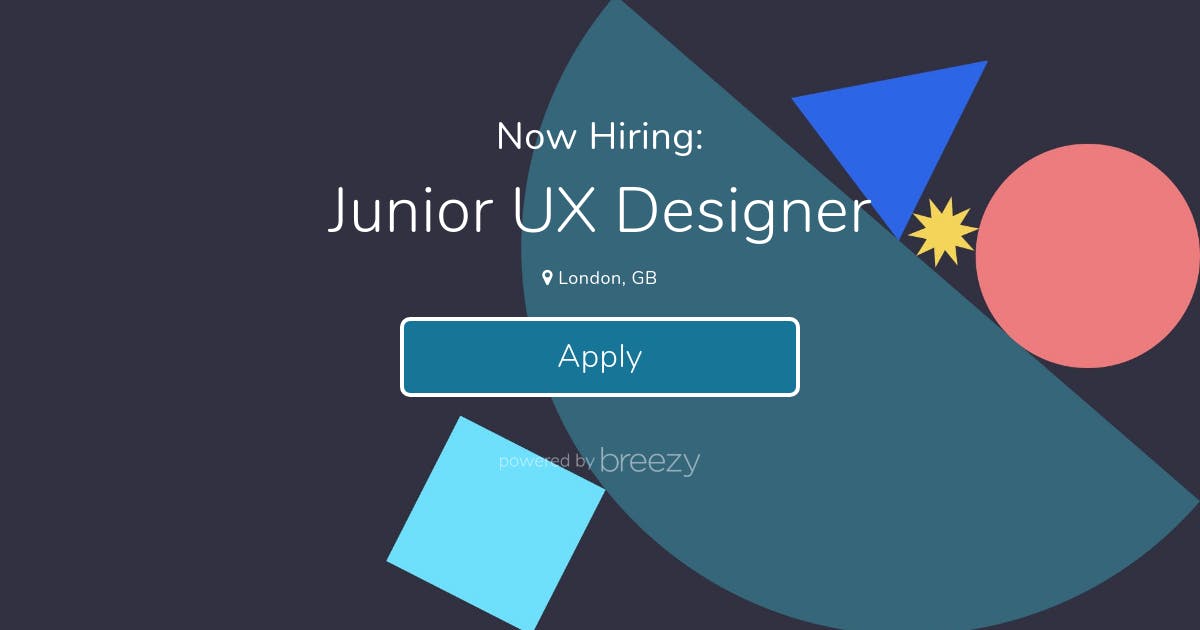 jr ux designer jobs