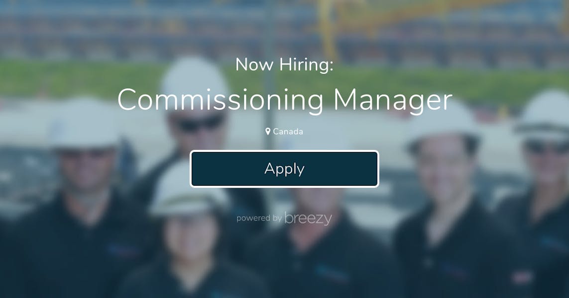 Commissioning Manager at Progesys Inc