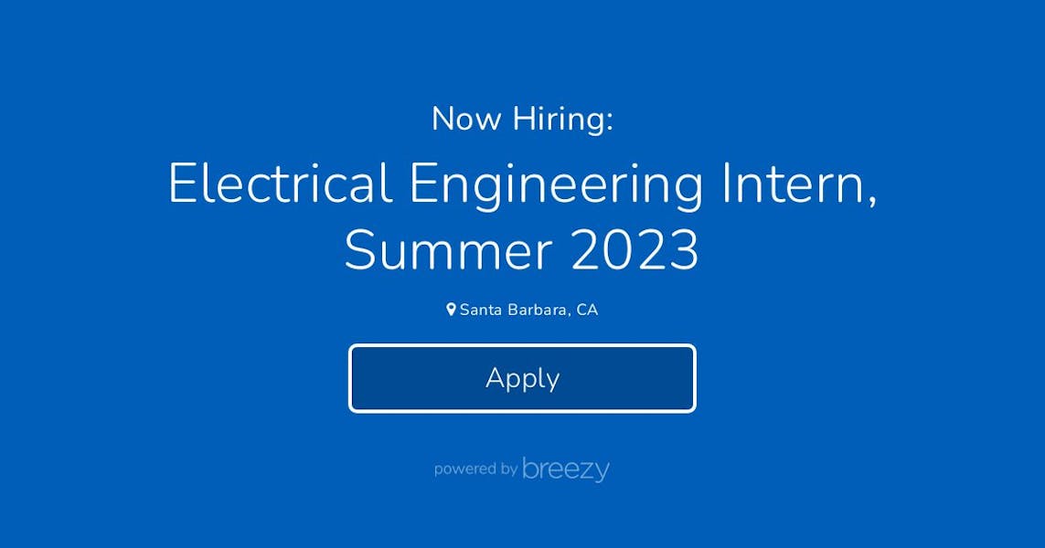 Electrical Engineering Intern, Summer 2023 at Waters Wyatt Technology