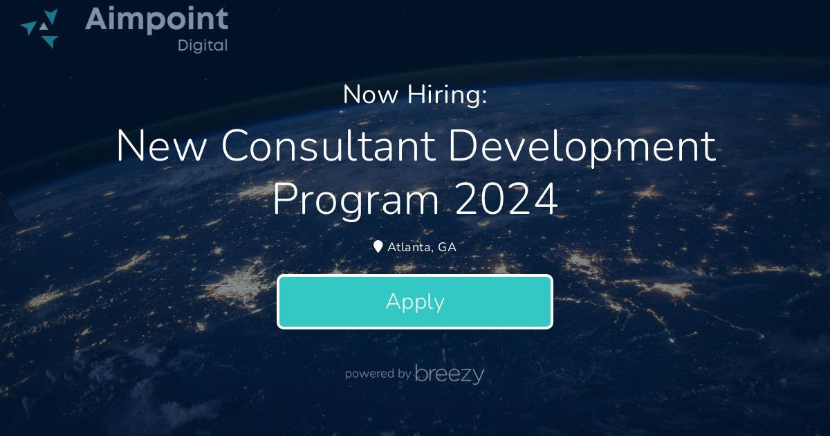 New Consultant Development Program 2024 At Aimpoint Digital   Social Position 2faef9226bdd 