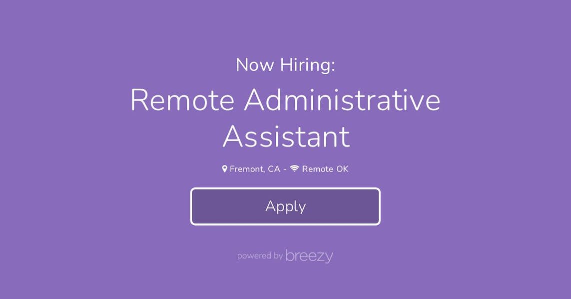 Remote Administrative Assistant at Blue Water Fly