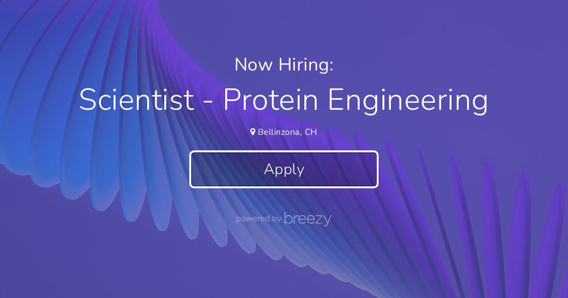 Scientist Protein Engineering at Peptone