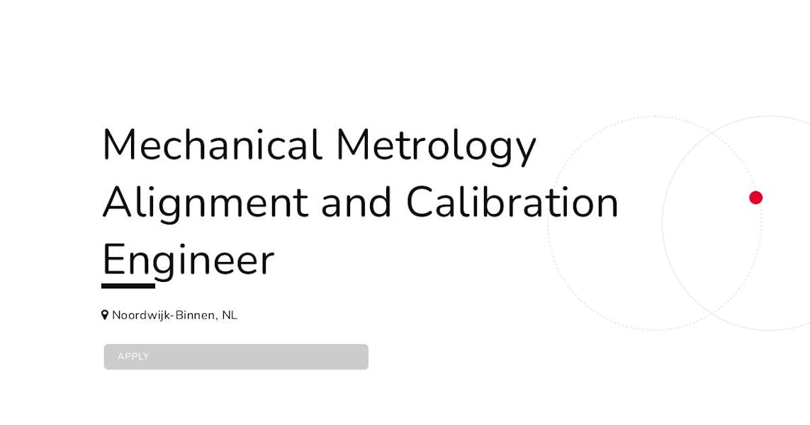Mechanical Metrology Alignment and Calibration Engineer at Telespazio