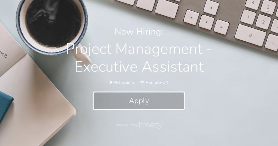 Project Management Executive Assistant