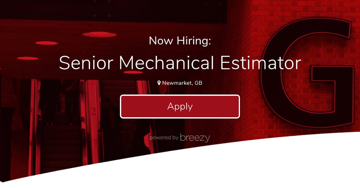 Senior Mechanical Estimator at Integral UK