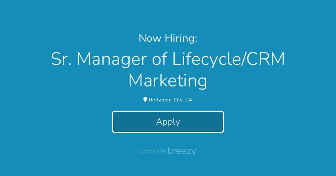 Sr. Manager of Lifecycle/CRM Marketing at Klarity Health