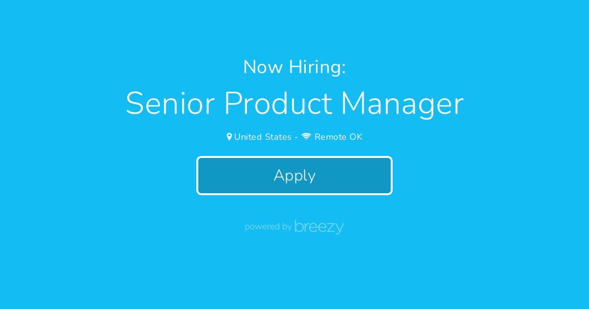 Senior Product Manager At VolunteerMatch