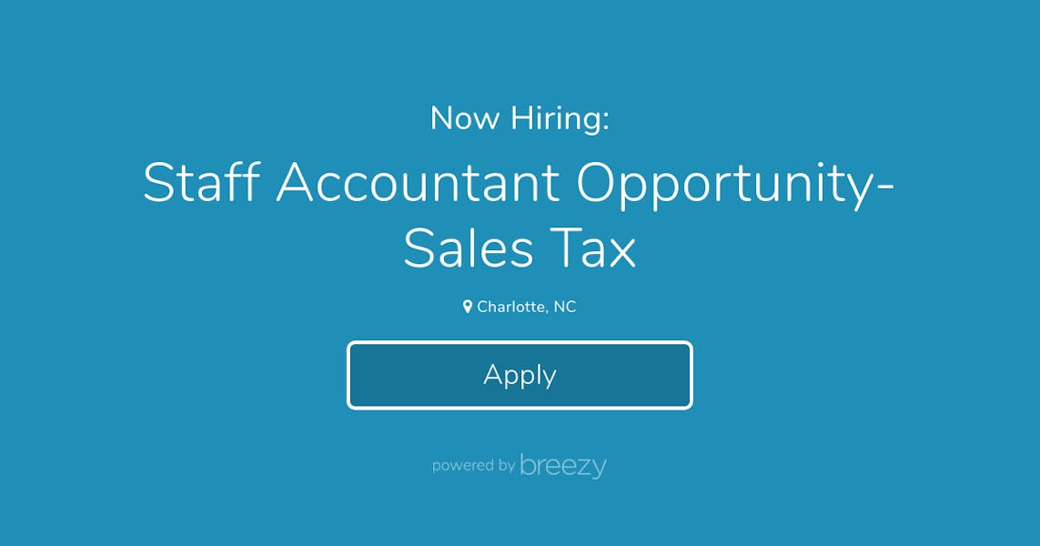 Charlotte Nc Sales Tax >> Staff Accountant Opportunity Sales Tax At Liniumaf Charlotte Nc Sales Tax >> Staff Accountant Opportunity Sales Tax At Liniumaf