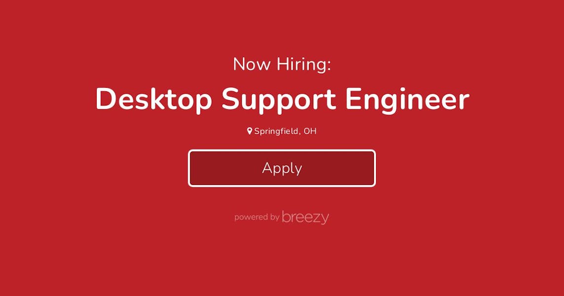 Desktop Support Engineer at Brickred