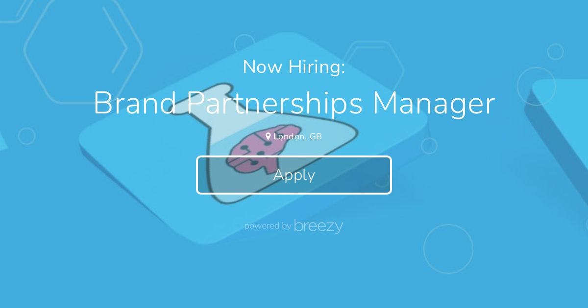 Brand Partnerships Manager At Brainlabs Brand Partnerships Manager At Brainlabs