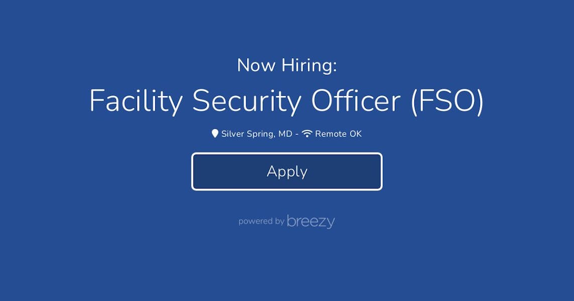 Facility Security Officer (FSO) at DMS International