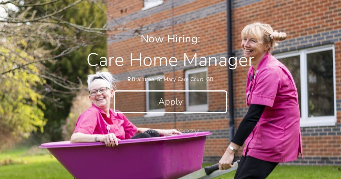 Care Home Manager at Gold Care Homes