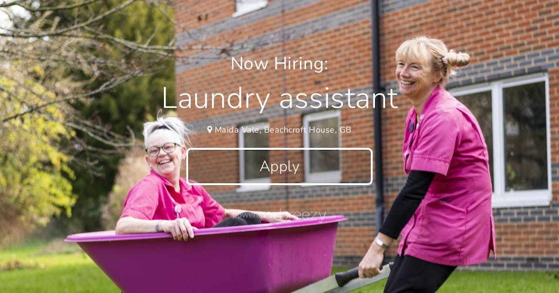 Laundry assistant at Gold Care Homes