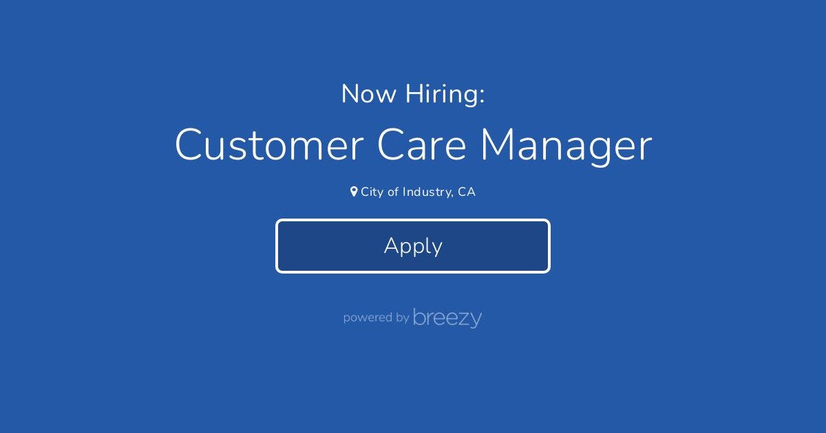 Customer Care Manager At SuperCare Health