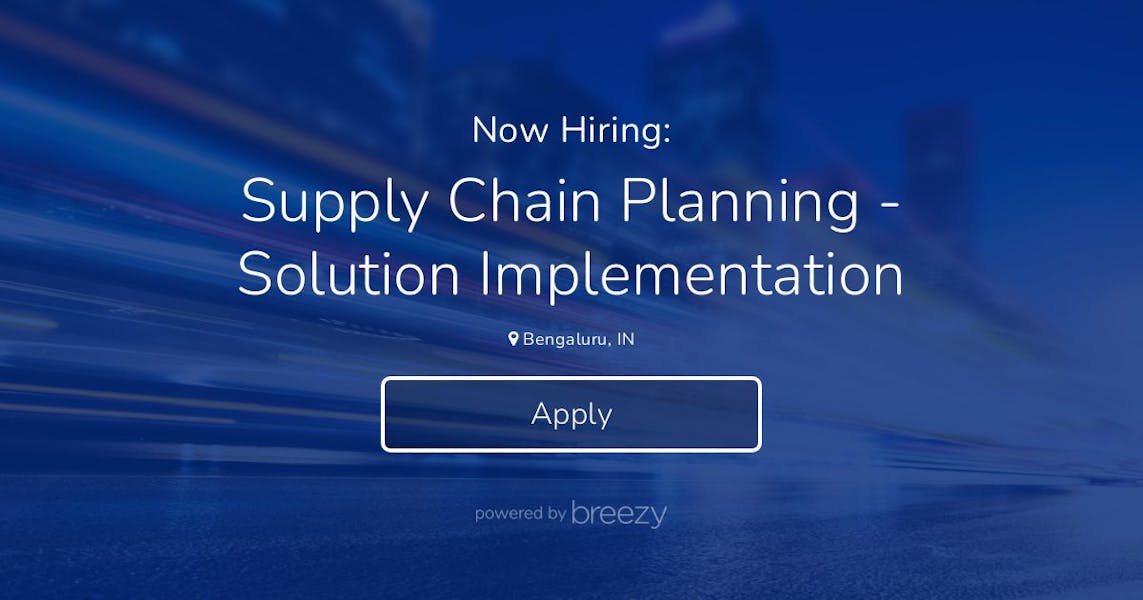 Supply Chain Planning Solution Implementation At Chainalytics 4921