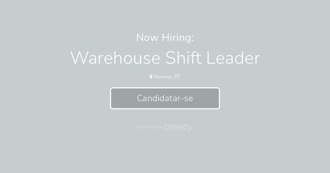 Warehouse Shift Leader at DESFO