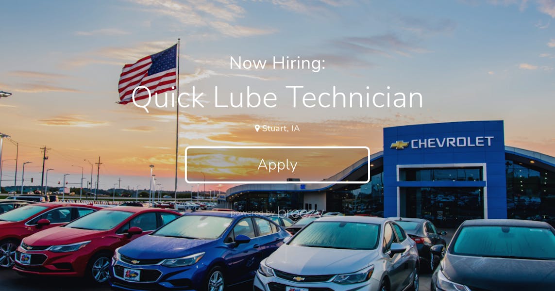 Quick Lube Technician at Karl Chevrolet