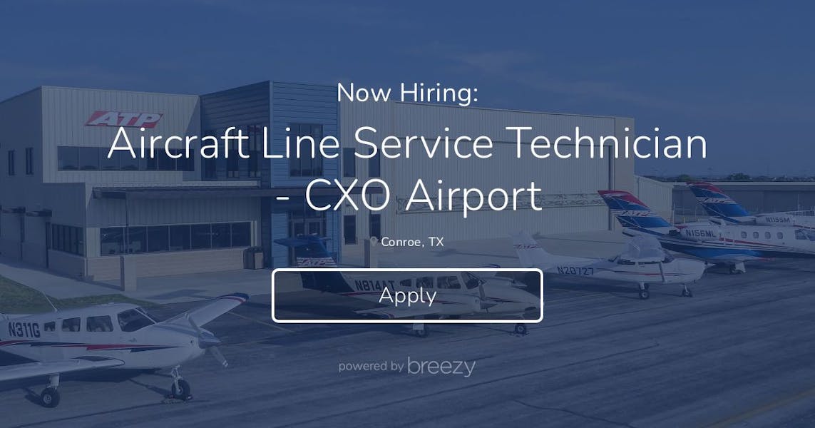 aircraft-line-service-technician-cxo-airport-at-atp-flight-school