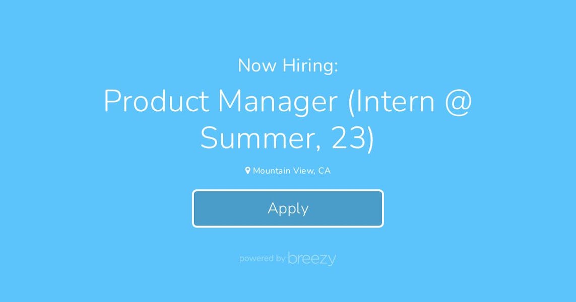 Product Manager (Intern @ Summer, 23) at sybill.ai