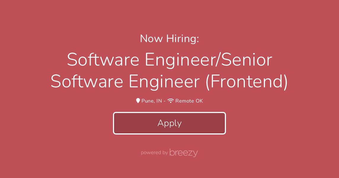 Software Engineer Senior Software Engineer Frontend At Atlas Primary Software Engineer Senior Software Engineer Frontend At Atlas Primary