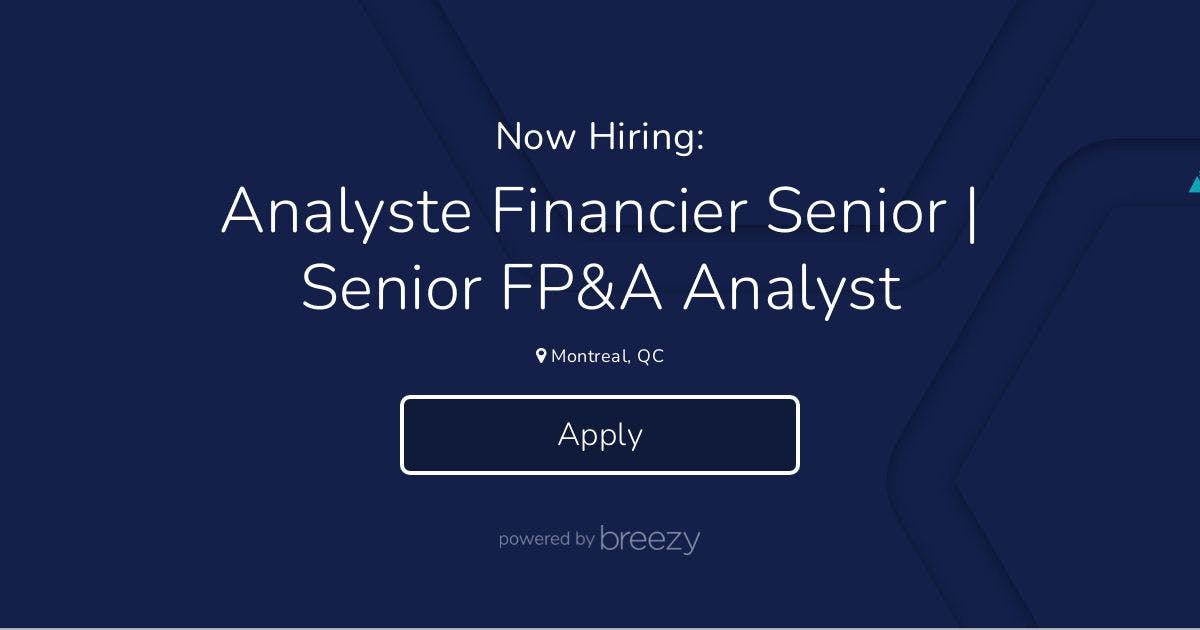 Analyste Financier Senior Senior FP A Analyst At Aspire   Social Position E742a8f96168 