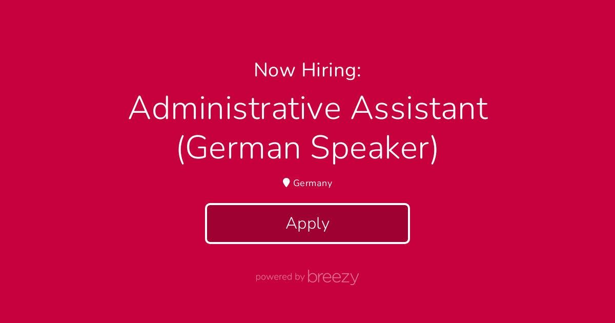 Administrative Assistant German Speaker At Phoenix Engineering   Social Position 777f4843c44e01 