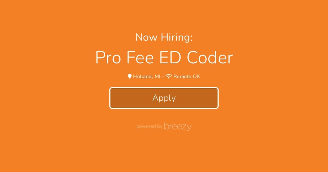 Pro Fee ED Coder at Kode Health