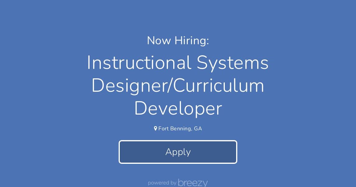 Instructional Systems Designer/Curriculum Developer at Seventh Dimension