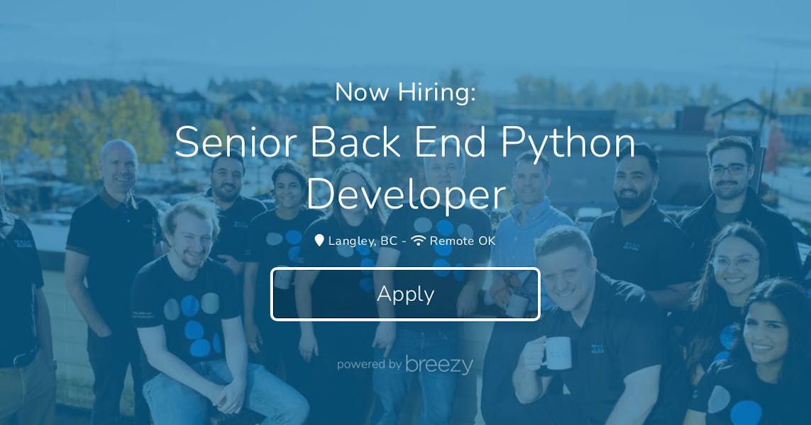 Senior Back End Python Developer at TLC Solutions