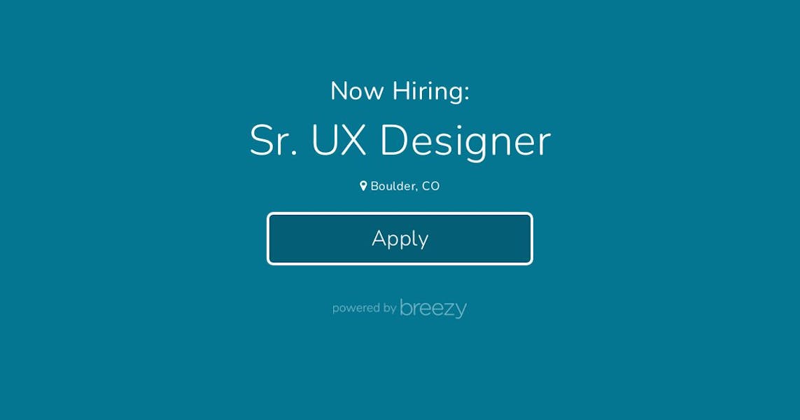 Sr. UX Designer at Monterey Technologies