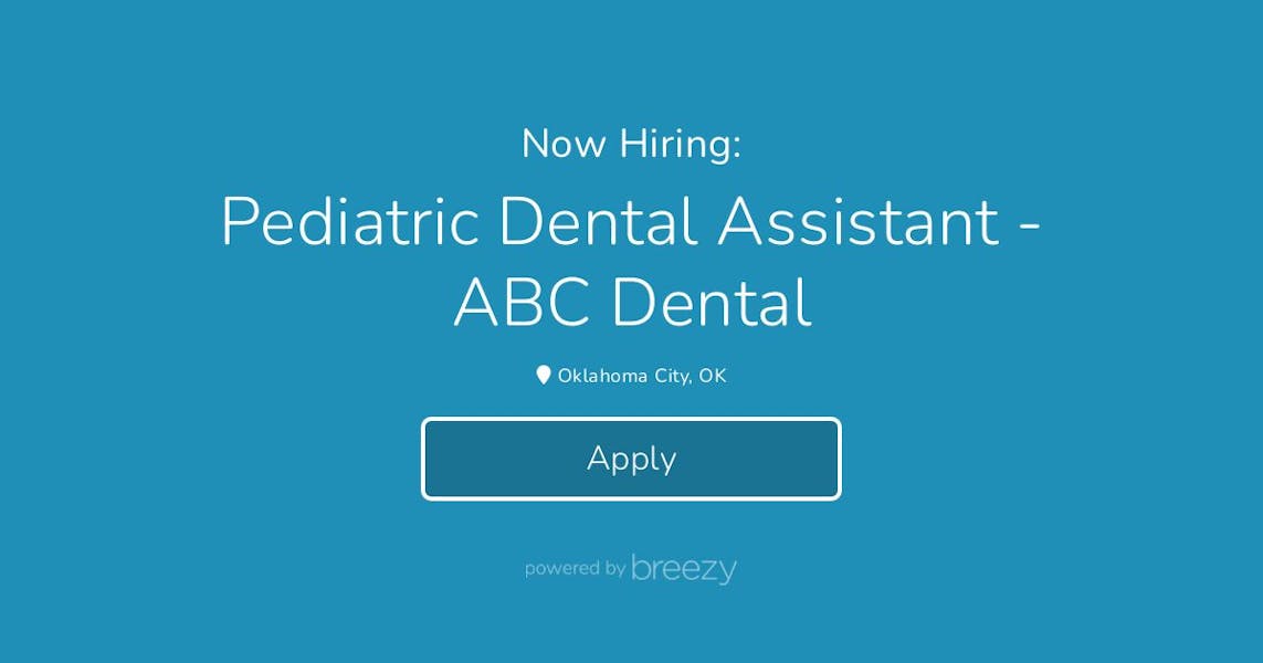 Pediatric Dental Assistant - ABC Dental at Lumio Dental