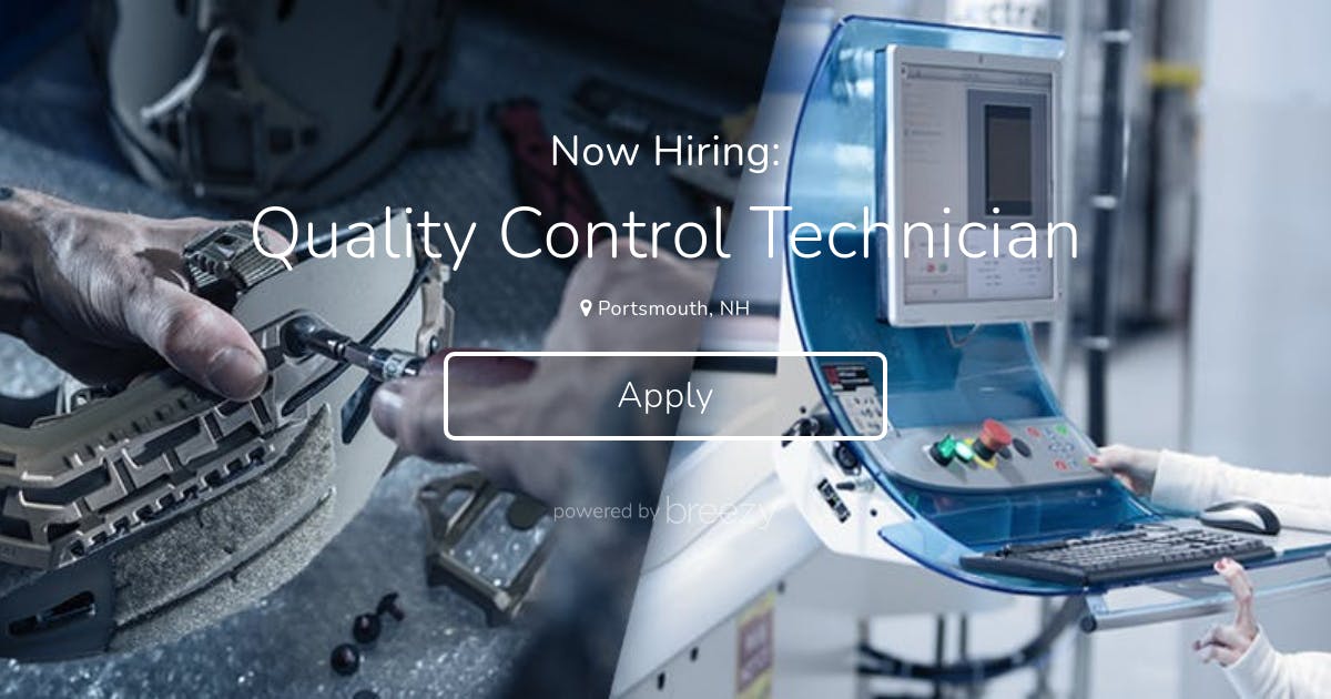 Quality Control Technician At Galvion