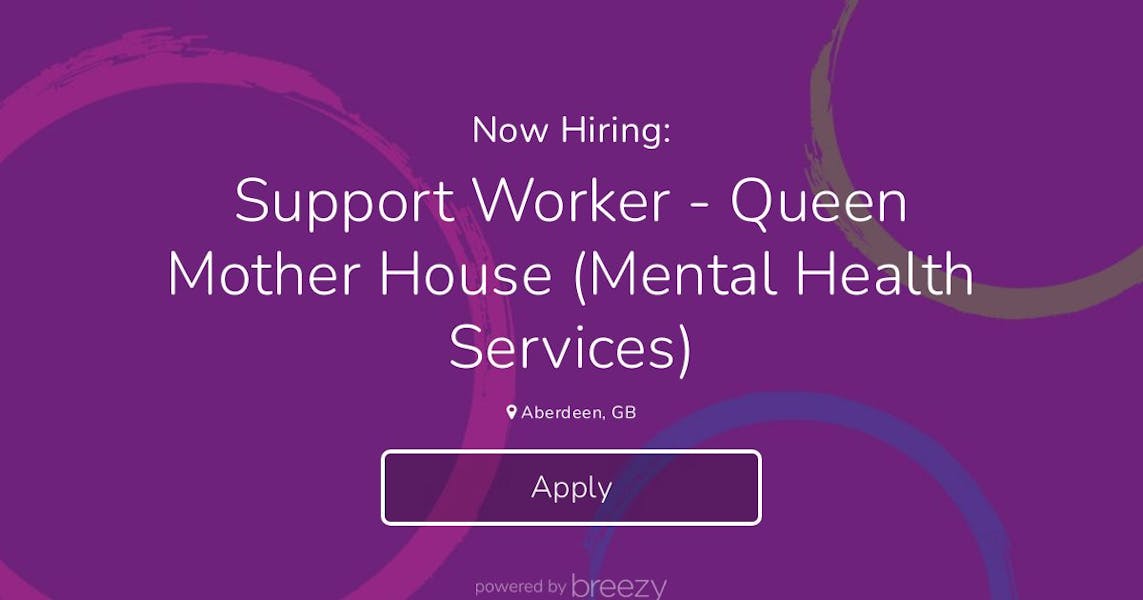 Support Worker Queen Mother House (Mental Health Services) at VSA