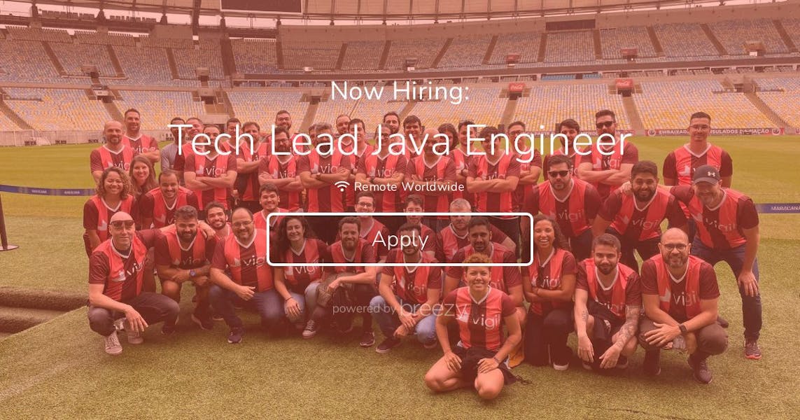 Tech Lead Java Engineer at Vigil