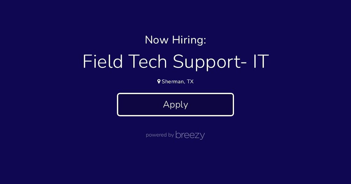 Field Tech Support IT at AHS Sherman Medical Center