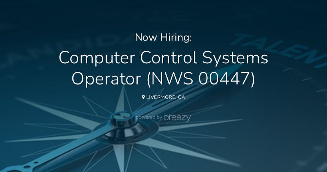 Computer Control Systems Operator (NWS 00447) at North Wind Group