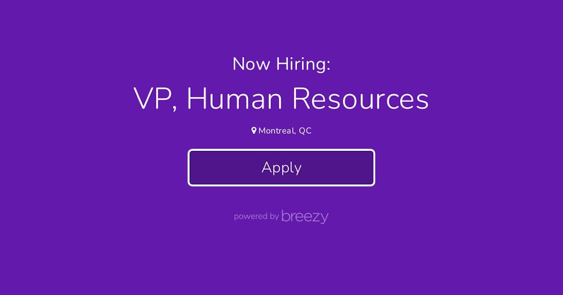 VP, Human Resources at Salesfloor