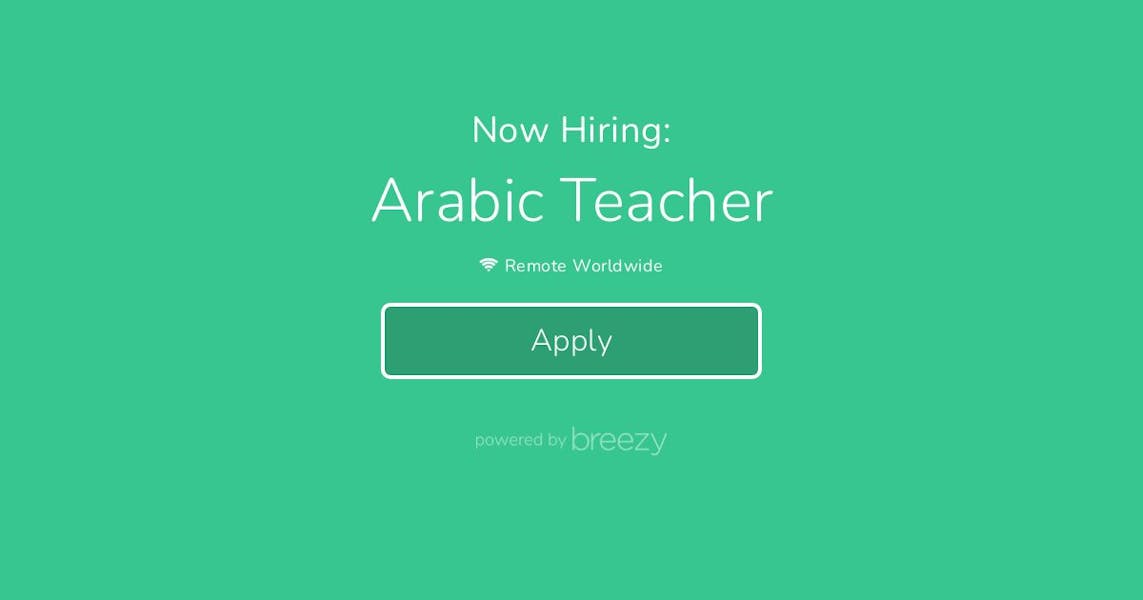 Arabic Teacher At Languageconvo