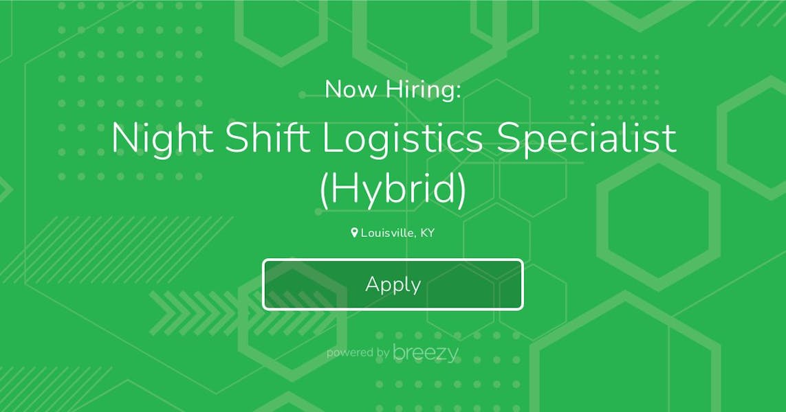 Night Shift Logistics Specialist (Hybrid) at Seek Now