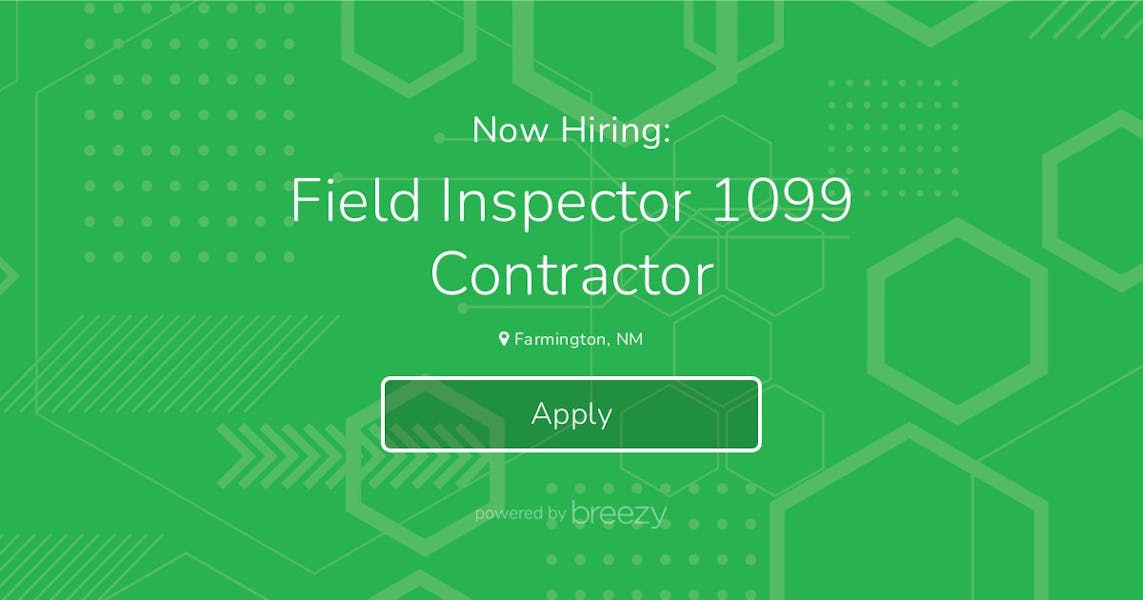 Field Inspector 1099 Contractor at Seek Now