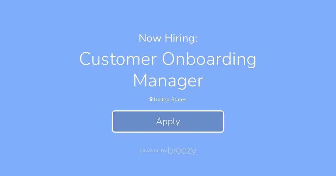 Customer Onboarding Manager at Kenect