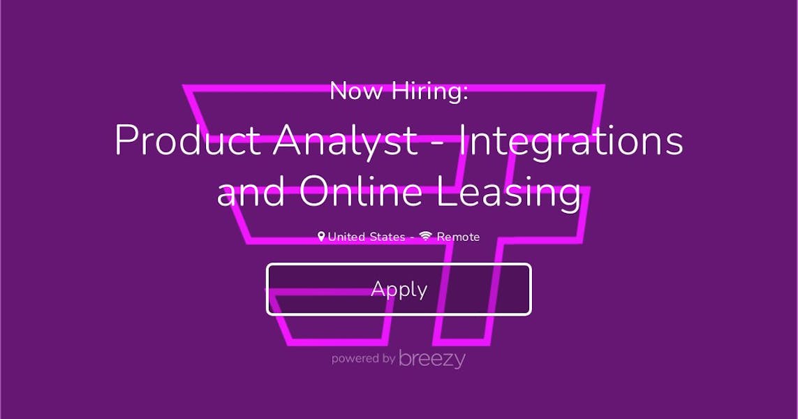 Product Analyst Integrations and Online Leasing at Funnel Leasing