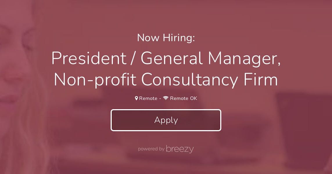 President / General Manager, Non-profit Consultancy Firm at Fox Advancement