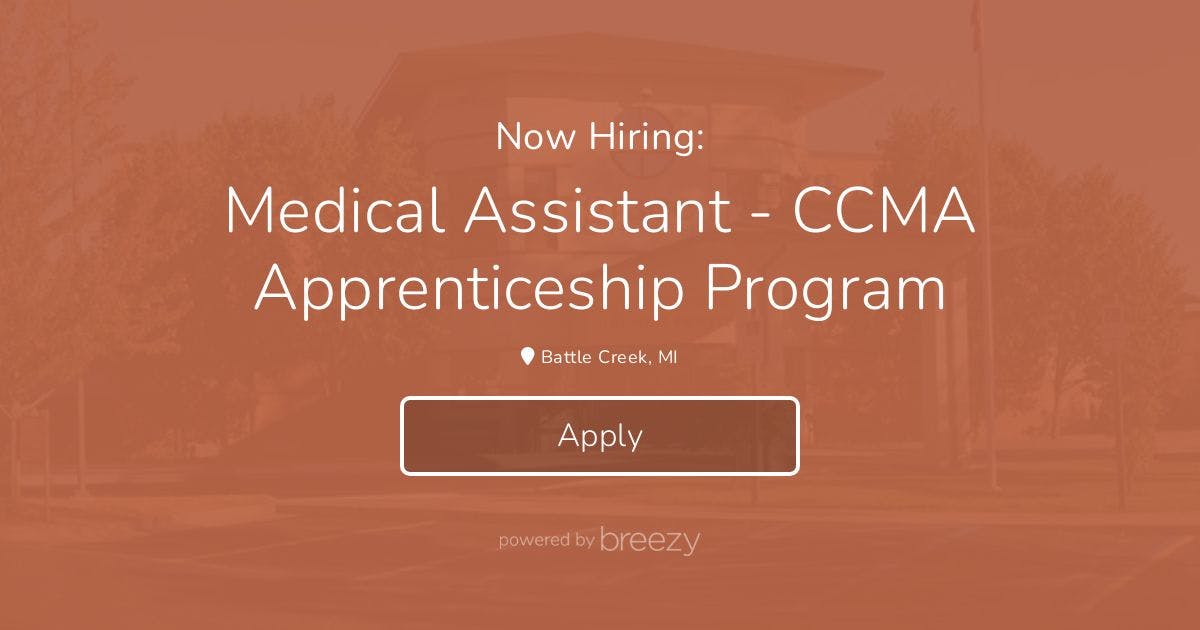 Medical Assistant - CCMA Apprenticeship Program At Grace Health