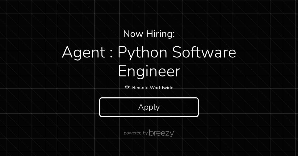 Agent : Python Software Engineer at Invisible Technologies
