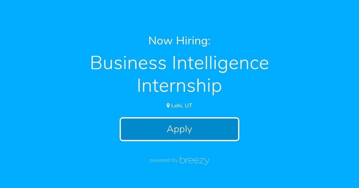 Business Intelligence Internship at Pattern